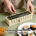 thumbnail image 6 of Sushi Making Kit - Sushi Molds Press with Sushi Rice Mold Shapes, DIY Sushiss & Onigiri Tool Set with Molds, Roller, Spreader & Cutter for Home Use(Round Type), 6 of 7