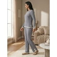 thumbnail image 4 of Conjunto de Suéter y Pantalón Acanalado Diseño Elegante y Versátil para Mujer, 4 of 5