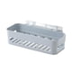 thumbnail image 5 of Carrito de de plástico Cocina Canasta autoadhesiva para estante de montaje en pared para dormitorio en hogar gris perfecl Rack de almacenamiento de montaje en pared, 5 of 8