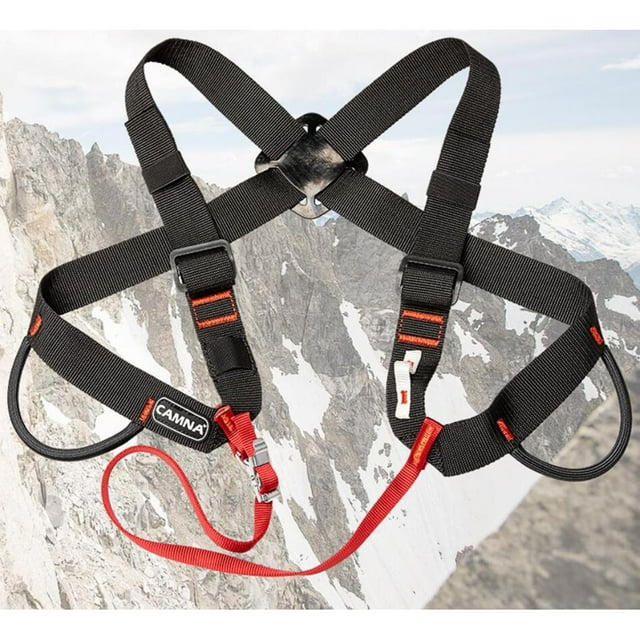 Adjustable Harness Chest Ascender Shoulder Strap for Rock Climbing