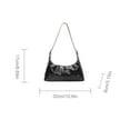 thumbnail image 2 of BLEEUS Women Bag Women Retro Rivet Shoulder Bag Pu Leather Casual Handbag Work Armpit Bag Shoulder Bag, 2 of 10
