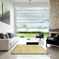 thumbnail image 6 of Ahgly Company Indoor Round Abstract Sun Yellow Abstract Area Rugs, 7' Round, 6 of 6
