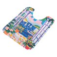 thumbnail image 7 of Yayeee Bath Rug for Bathroom Floor Non Slip Contour Fluffy Soft Absorbent Mat, 20"x24", Floral Window, 7 of 7