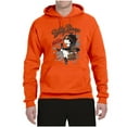 thumbnail image 2 of Wild Bobby, Biker Betty Boop Wild One MC Motorcycle Betty Boop Unisex Hoodie Sweatshirt, Orange, XX-Large, 2 of 5
