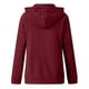 thumbnail image 4 of Puntoco Moda Mujer Casual Con Capucha Slim Cremallera Polar Suéter Abrigo Puntoco Puntoco-1, 4 of 5