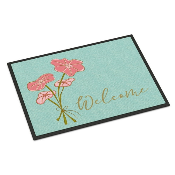 Bunch of Flowers Welcome Doormat 18x27