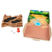 Kinetic Sand, Dino Dig Playset with 10 Hidden Dinosaur Bones, Play Sand Sensory Toys, Stocking Stuffers & Christmas Gifts for Kids Ages 6+
