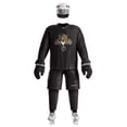 thumbnail image 3 of Camiseta de práctica de hockey sobre hielo personalizada, negra, ligera, delgada y transpirable, de alta calidad, serie H80 y camiseta de calle grande (todos los tamaños), 3 of 4