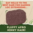 thumbnail image 3 of Locsanity 100% Afro Kinky Bulk Natural Human Hair – 16” Braiding Hair for Dreadlocks, Loc Extensions, Loc Repair, Twists & Braids – 1 oz, 3 of 8