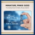 thumbnail image 5 of Olight i3E EOS Compact LED Keychain Flashlight, 90 Lumens, Blue Porcelain, 5 of 9