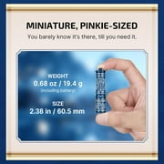 Olight i3E EOS Compact LED Keychain Flashlight, 90 Lumens, Blue Porcelain
