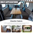 thumbnail image 3 of Polka Dots RV Dinette Cushion Cover, Dinette Elastic RV Seat Covers for Loveseat Slipcovers Machine Washable Stretchable Soft Camper Cushion Covers, 3 of 7