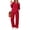 G-Red, variant on UVN Outfit Sets for Women Fall Winter Long Sleeve Tops and Pants Two Piece Lounge Sets Vacation Travel Sweatsuit Tracksuit