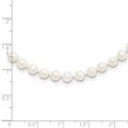thumbnail image 4 of Sterling Silver Rhodium 4-5mm White Freshwater Cultured Pearl Necklace, 4 of 4
