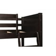thumbnail image 3 of Naomi Home Zahira Bunk Bed with Angled Ladder, Twin/Twin, Espresso, 3 of 7