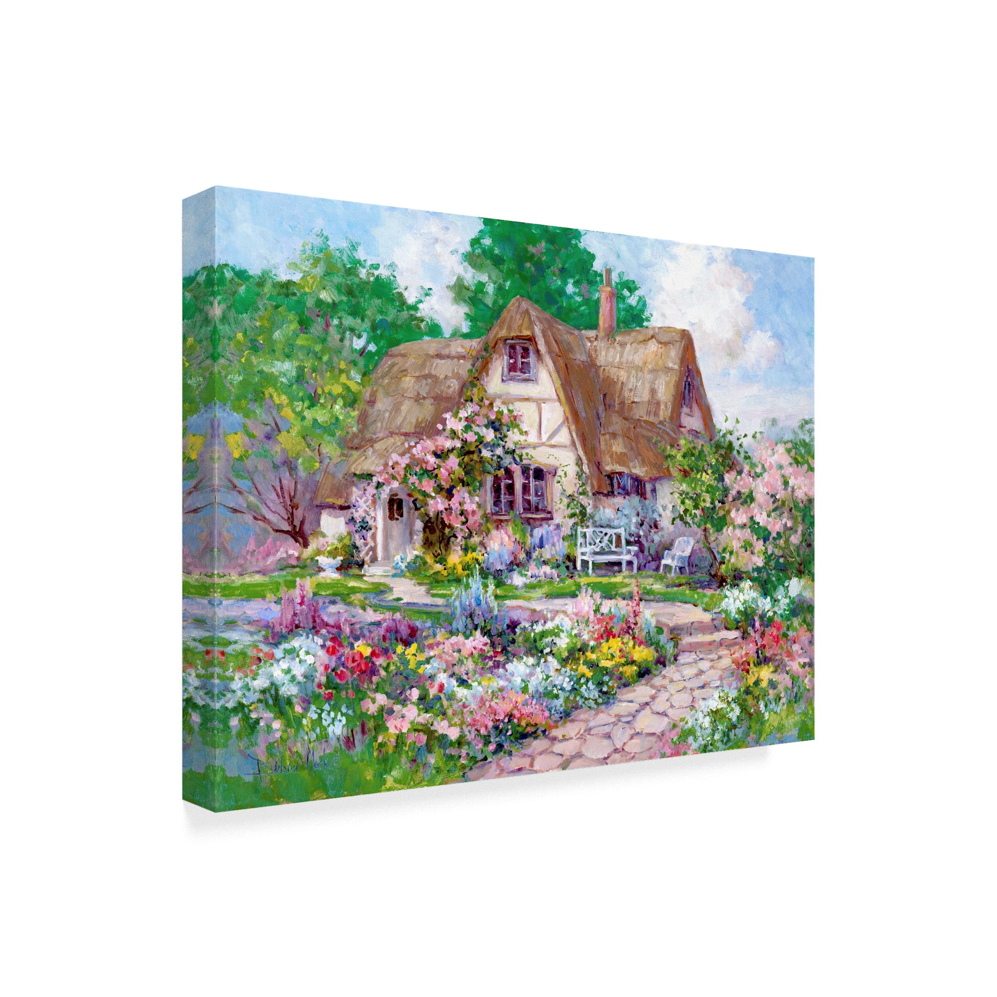 Trademark Fine Art 'Spennymore Manor' Canvas Art by Barbara Mock