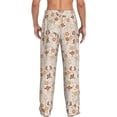 thumbnail image 6 of Cauagu Dancing Cowboy Skeleton Mens Pajama Pants Sleep & Lounge Pants,PJ Bottoms with Pockets-Large, 6 of 7