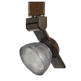 thumbnail image 1 of Benjara BM220803 12W Integrated LED Metal Track Fixture with Mesh Head, Bronze & Silver, 1 of 5