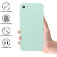 thumbnail image 2 of Case for iPhone 7/8/SE 2020/SE 2022, Ultra Slim Shockproof Protective Phone Case Compatible with iPhone 8, Soft Frosted TPU Stylish Protective Cover for iPhone SE 2022, Light Cyan, 2 of 13