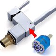 thumbnail image 4 of Ceramic Faucet Cartridge For Single Handle Valve Replacement, 35mm, 4 of 5