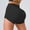 Black, variant on Women Shorts Micro Shorts Yoga Shorts Sliding Shorts Short Pull-On High Pink Slim Womens Shorts Casual,S