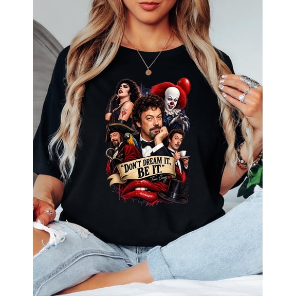 Tim Curry Graphic Shirt, Dr Frank T-Shirt, Cult Horror Movie Tee