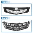 thumbnail image 6 of Unique Bargains Front Upper Hood Bumper Grille Grill for Acura TSX 2009 Base V6 2.4L L4 Front Bumper Kidney Grille Grill, 6 of 7