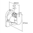 thumbnail image 4 of 3X Universal Rotatable Speaker Wall Mount Stand Bracket 1 Pair Black, 4 of 8