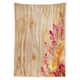 thumbnail image 3 of Ambesonne Flowers Tablecloth Rectangular Table Cover, Spring Florals Daisies, 52"x70", Multicolor, 3 of 4