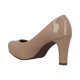 thumbnail image 4 of Zapatilla Mujer Vizzano Vestir Tacón Pumps Charol Liso beige 25, 4 of 6
