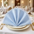 thumbnail image 2 of REGALWOVEN 6 Pack Cloth Napkins, Cotton Reusable with Tassel Table Dinner Napkins for Restaurant, Weddings, Events, and Parties Sky Blue 18x18inch, 2 of 6