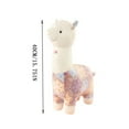 thumbnail image 3 of YATAV 16" Alpaca Plush Toy(Snowflake Print Body),Llama Stuffed Animal Large Doll Plushie Hug Pillow Soft Fluffy Cushion Super Kawaii Gift for Birthday Girls and Lovers Washable, 3 of 6