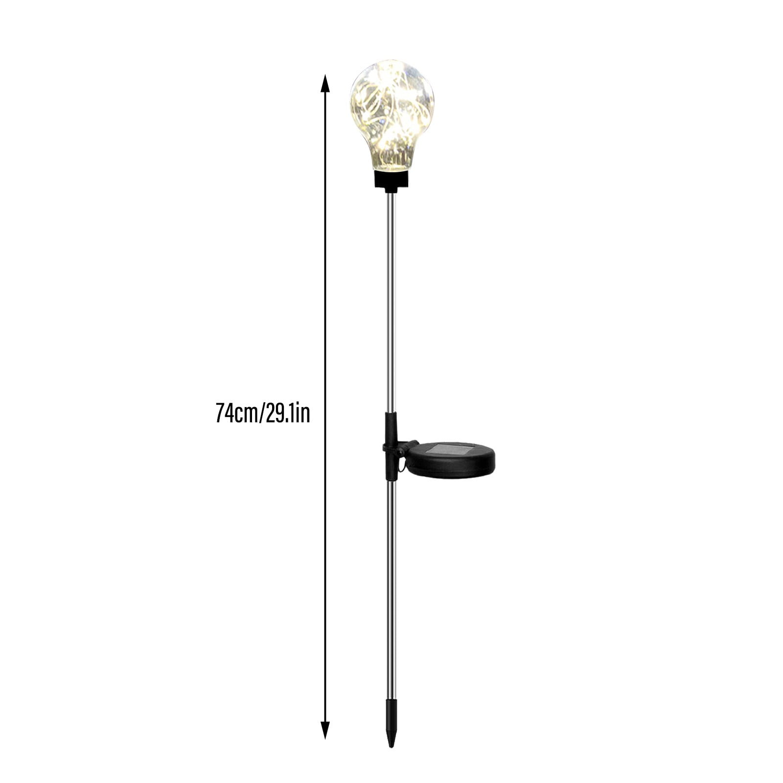 Weloille Solar Outdoor Lights Garden Decor Mosaic Solar Garden Lights Waterproof Glass Ball LED Pathway Stake Light for Landscape Lawn Patio Yard Decoration