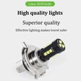 thumbnail image 5 of AC DC Universal Lemon Green Highlight Motorcycle Headlight Bulb H4 P15D BA20D 3030 15SMD Hi/Low Bulb Motor Lime Headlamp 1200LM, 5 of 5