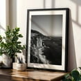 thumbnail image 5 of Monochrome Big Sur - California Photography Black and White Coast Ocean Seascape Waves Nature Landscape Black Framed Wall Art Print 6 x 8 inches, 5 of 13