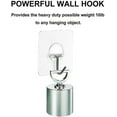 thumbnail image 2 of Clear Hooks Self Adhesive Plastic Sticky Hooks 5kg (max), 2 of 5