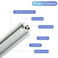 thumbnail image 3 of Unique Bargains 2020 T Slot Aluminum Extrusion 100mm(3.9 Inch) Silver for 3D Printer Laser Engraving Machine 4 Pcs, 3 of 6