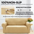 thumbnail image 5 of XYMHUN 1-Piece Armchair Sofa Cover Stretch Couch Cover Washable Sofa Slipcover Furniture Protector for Armchair,Beige, 5 of 6