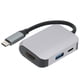 thumbnail image 5 of Adaptador tipo Cto PD, estación de acoplamiento tipo C tipo C 3 en 1 Adaptador compatible tipo Cto HDM Diseño elevado, 5 of 9