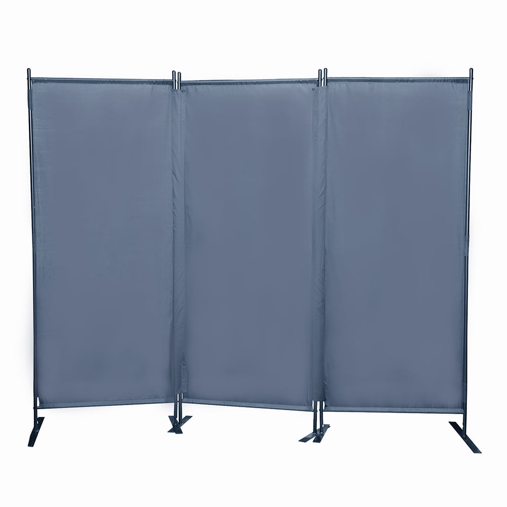 Kepooman Room Divider Folding Privacy Screen, Tall Extra Wide Partition Foldable Panel Wall Divider, Room Dividers and Folding Privacy Screens, Gray Kepooman Room Divider Folding Privacy Screen, Tall Extra Wide Partition Foldable Panel Wall Divider, Room Dividers and Folding Privacy Screens, Gray