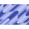 thumbnail image 1 of Ahgly Company Machine Washable Indoor Rectangle Transitional Jeans Blue Area Rugs, 2' x 5', 1 of 7