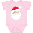 thumbnail image 3 of Inktastic Santa Claus, Smiling Santa, Red Hat, White Beard Boys or Girls Baby Bodysuit, 3 of 5