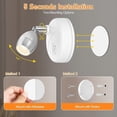 thumbnail image 3 of 4-Pack Battery Operated Indoor Spot Lights, 13 Color Indoor Plant Lights, Decor Wall Lights for Pictures, Display Lights for Tree Artwork and Bookshel, 3 of 5