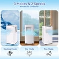 thumbnail image 2 of Ourlova 10000 BTU Portable Air Conditioner 3 In 1 Standing AC Unit With Remote Control and Window Kit Quiet Room Air Conditioner With Dehumidifier Cools Up to 560 Sq Ft for Home Office, 2 of 8