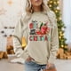 thumbnail image 1 of Sweat-shirt ample à col rond pour femmes, chemises graphiques de vacances, pulls de noël, haut, 1 of 8