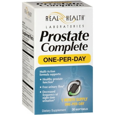 Real Health Laboratories Prostate Complete One-Per-Day Softgels 30 ea (Pack of 6)