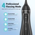 thumbnail image 2 of Water flosser tooth cleaner - rechargeable travel spray cleaner 7-level waterproof, suitable for home travel (2 packs), 2 of 4