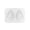 White, variant on Meiiso 3D Creative Resin Molds Silicone for DIY Craft Gifts, Resin Casting Epoxy Resin Molds for Home Decoration, DIY Epoxy Resin Leaf Pendant Silicone Mold, Silicone Molds for Epoxy Resin Crafts