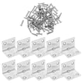 thumbnail image 1 of BALAHAPY 10Ud En L De Inoxidable Para Muebles Y Gabinetes Con Tornillos Incluidos, 1 of 6