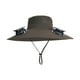thumbnail image 5 of Sombrero de ventilador con energía solar para hombres y mujeres, de ala ancha, para correr, al aire libre, viajes y pesca. Verde, 5 of 9